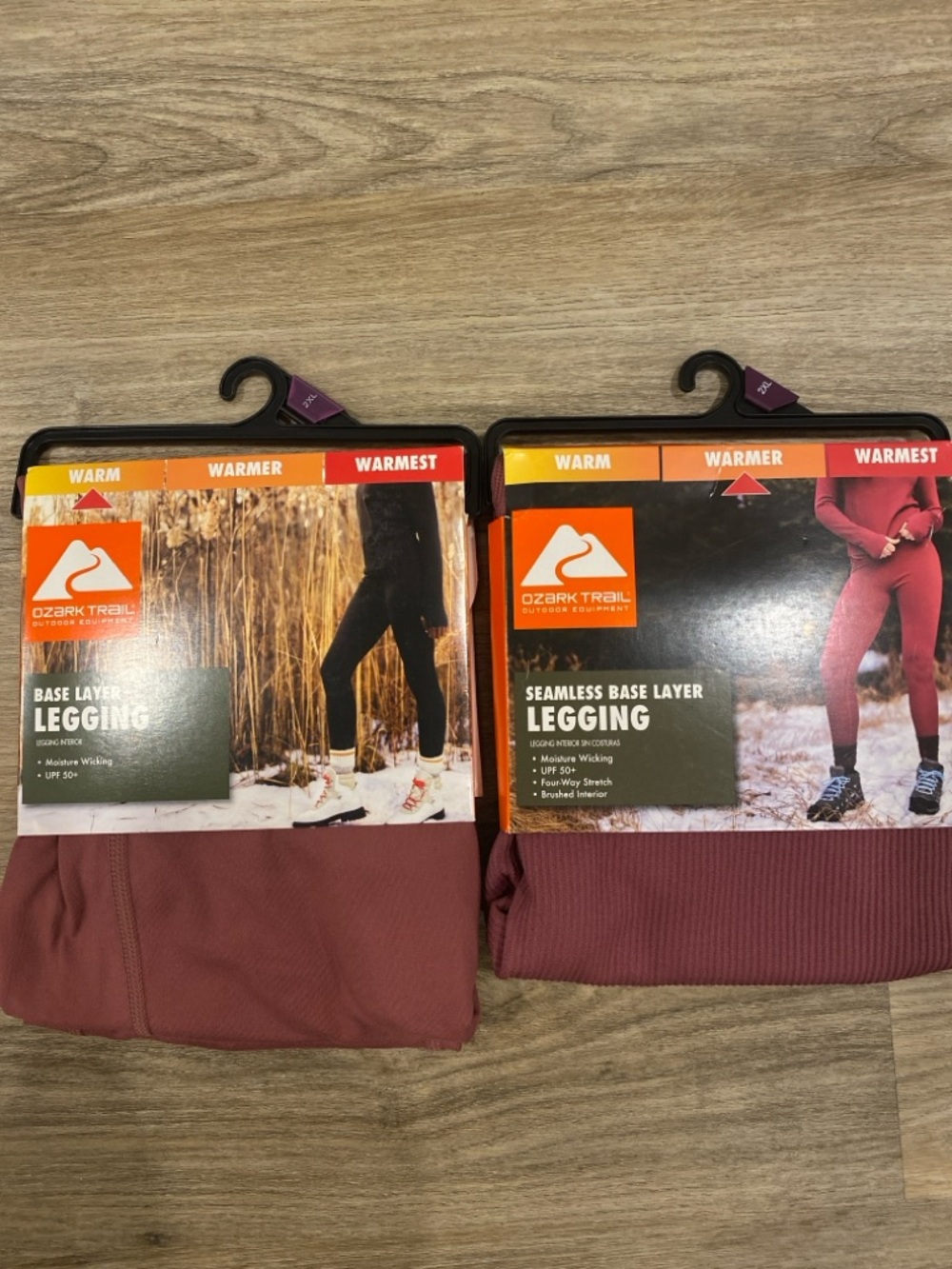 Ozark Trail Women's Base Layer Leggings - Mauve/Berry